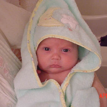 Ethan Bath Time Milestone